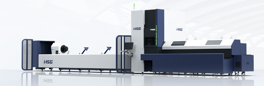 全自動(dòng)鈑金不銹鋼方通激光切管機(jī)加工